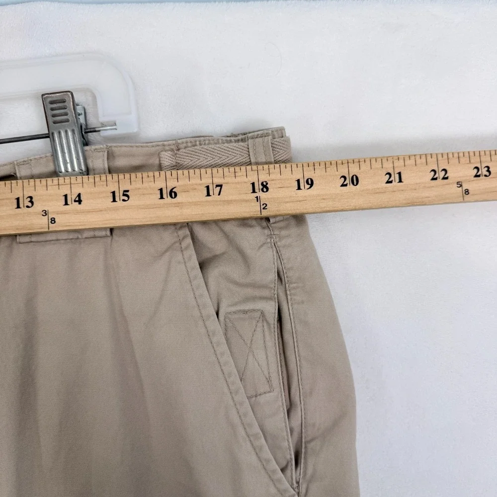 Orvis Cargo Pants Mens 38 (36x28) Beige Adjustable Waist Outdoor Hiking